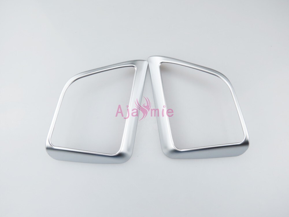 For Toyota Alphard VELLFIRE 30 2016-2019 Interior Carbon Fiber Look Rear Door Loudspeaker Moulding Frame Audio Panel Accessory