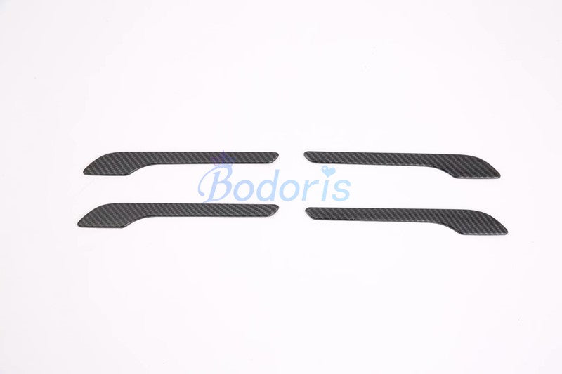 For Tesla Model 3 2017 2018 2019 Carbon Fiber Color Door Handle Cover Frame Garnish Trim Panel Car Styling Accessories