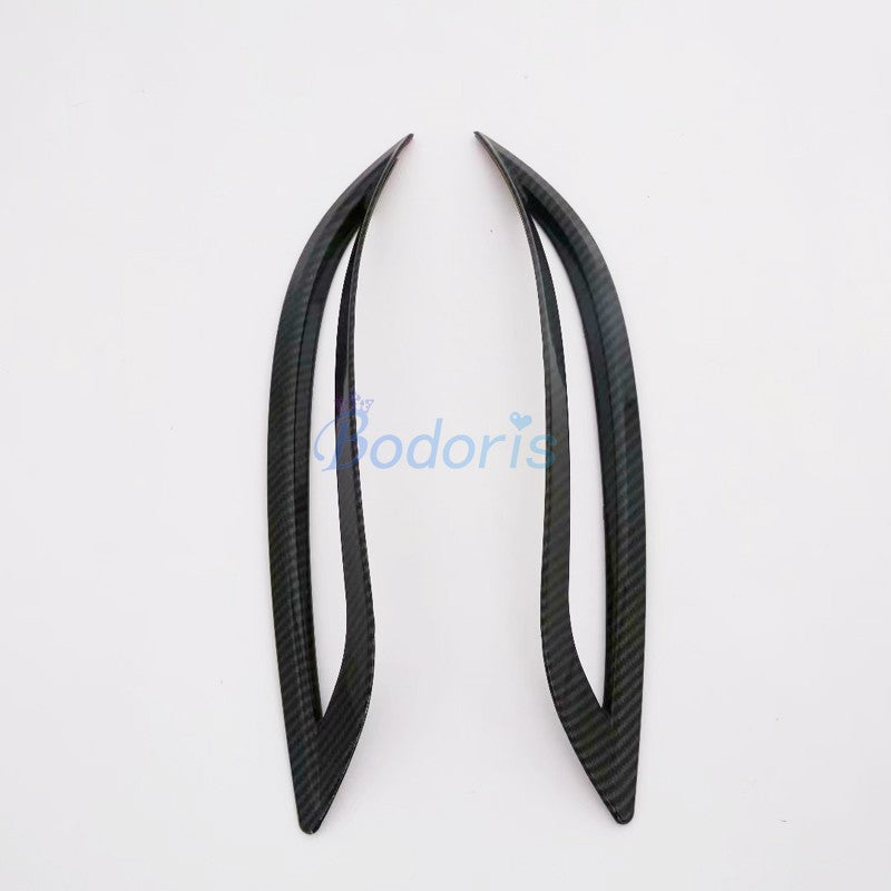 For Tesla Model 3 2017 2018 2019 Carbon Fiber Color Rear Fog Lamp Cover Taillight Overlay Light frame Car Styling Accessories