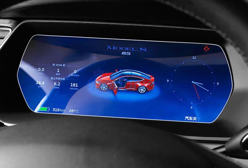 For Tesla Model X S 2016 2017 2018 Car Navigation Computer Touch Screen Tempered Glass Protector Touchscreen Protect Film