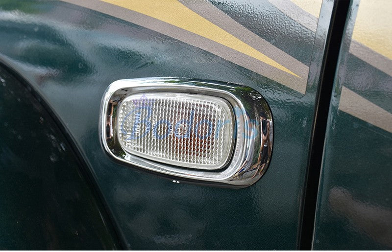 Side Lamp Cover Blinker For Toyota Land Cruiser 100 FJ100 Lexus LX470 1998-2003 2004-2007 Chrome Car-Styling Accessories