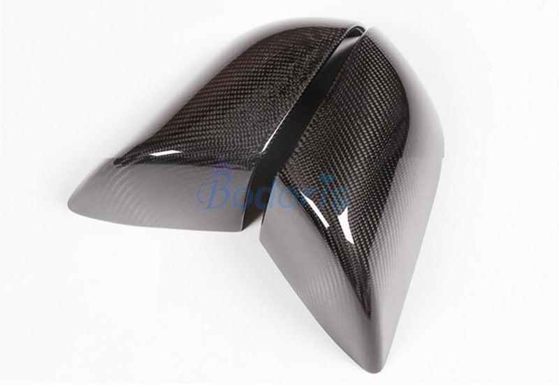 For Tesla Model 3 2017 2018 2019 Carbon Fiber Color Side Wing Mirror Cover Rear View Overlay Frame Car Styling Accessories