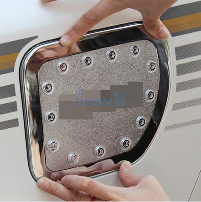 For Toyota Land Cruiser 150 Prado LC150 FJ150 2010-2019 Fuel Tank Cover Gas Oil Box Cap Panel Chrome Car Styling Accessories