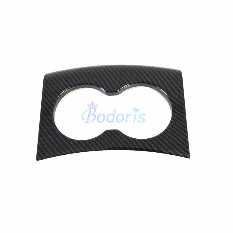 For Tesla Model X S 2016 2017 2018 Carbon Fiber Color Interior Rear Seat Armrest Cup Bottle Holder Trim Car Styling Accessories