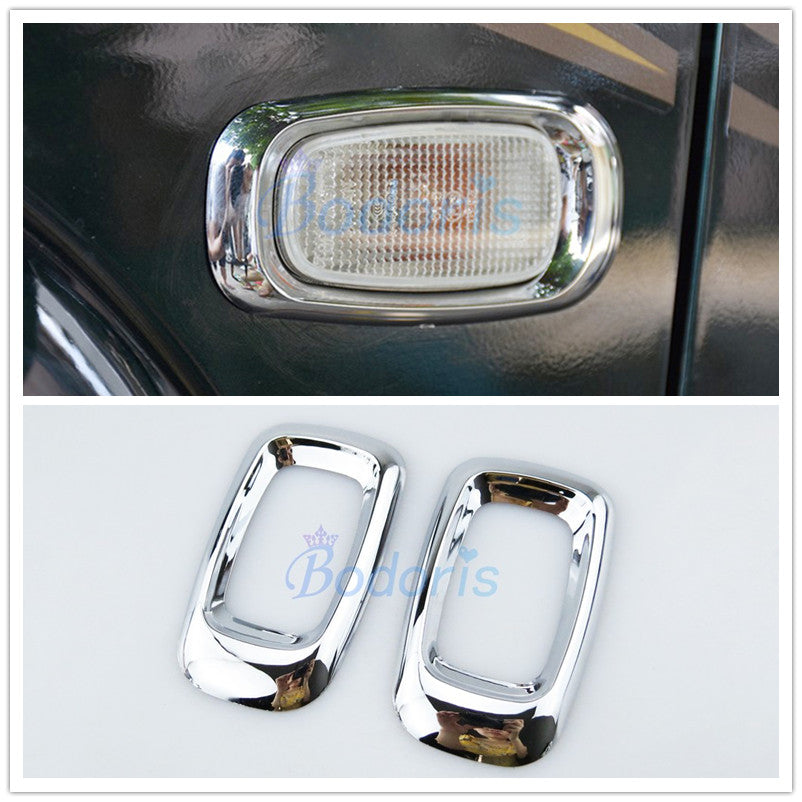Side Lamp Cover Blinker For Toyota Land Cruiser 100 FJ100 Lexus LX470 1998-2003 2004-2007 Chrome Car-Styling Accessories