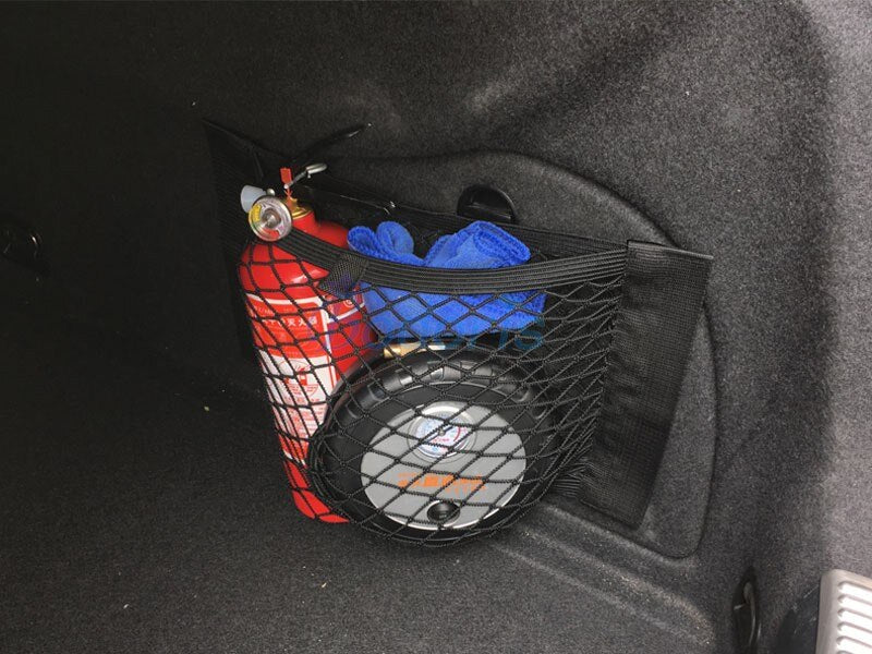For Toyota Corolla Yaris Vios XP90 2008 2009 2010 2011 2012 Rear Truck Storage Bag Nets Hook Loop Net Car Organizer Accessories