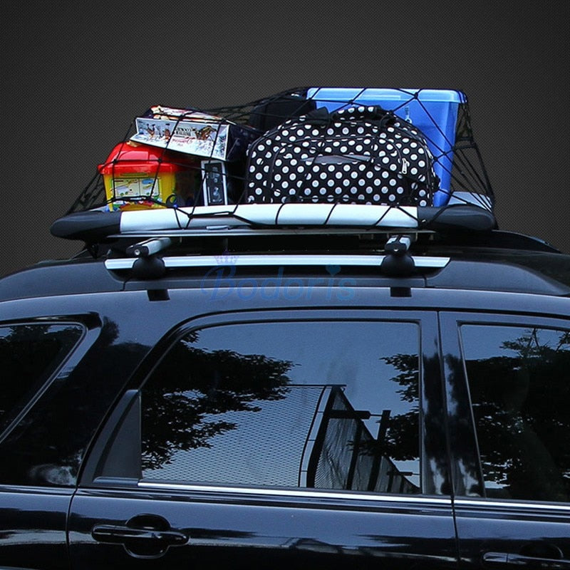 For Toyota Land Cruiser 100 FJ FJ100 LX470 4700 1998-2007 120x90cm Car Roof Racks Cargo Nets storage fixed Luggage Mesh Cover