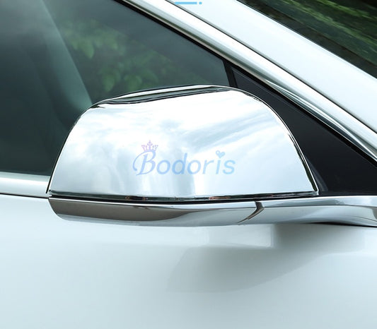 For Tesla Model 3 2017 2018 2019 Door Side Wing Mirror Cover Rear View Overlay Rearview Frame Chrome Car Styling Accessories