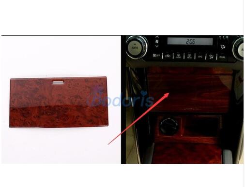 For Toyota Land Cruiser 150 Prado FJ150 2700 2.7L 2010-2017 Wooden Gear Box Knob Cover Hand Shift Trim Car Styling Accessories
