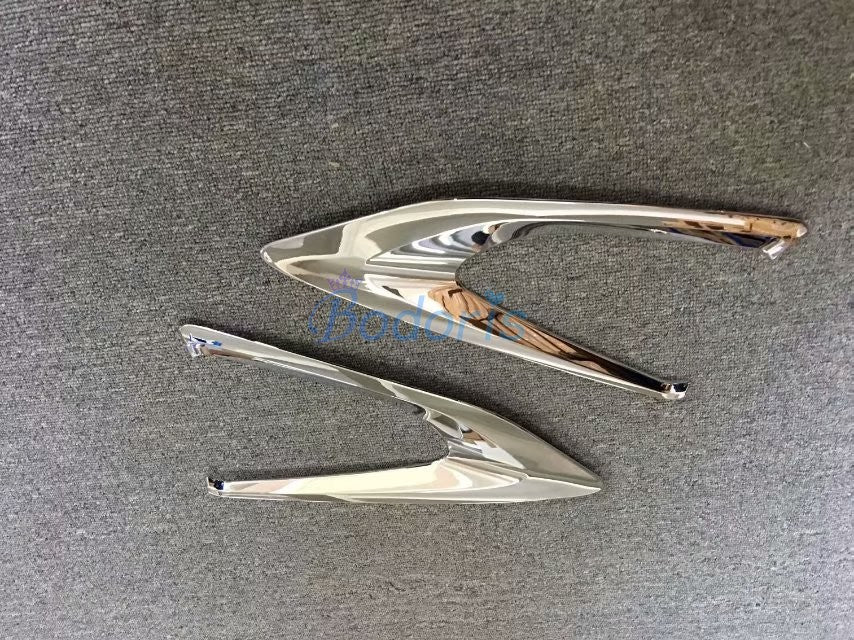 Car Styling Bumper Reflector Rear Fog Lamp Cover Foglight Overlay Trim Panel Frame 2017 2018 For Toyota Yaris Vitz Accessories