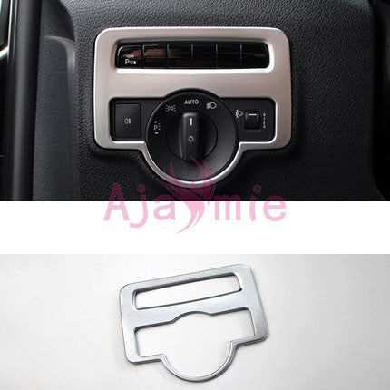Car Styling Chrome Interior Headlight Switch Cover Panel Trim 2014-2018 For Mercedes-Benz Vito Valente Metris W447 Accessories