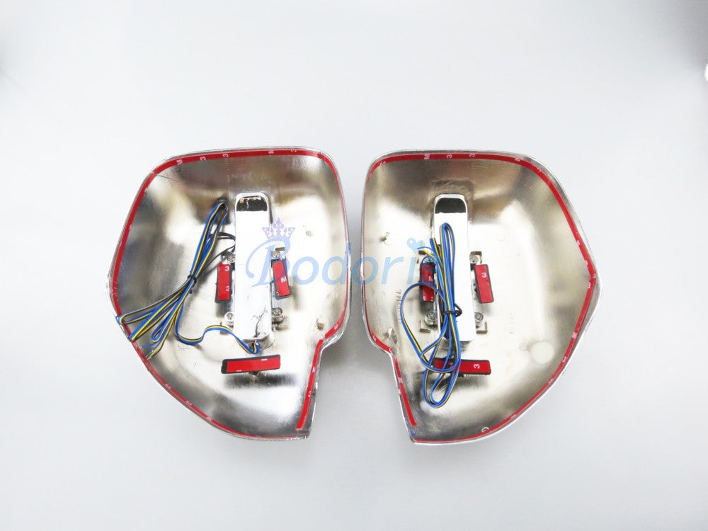 Car Styling Chrome Side Mirror Cover With LED Lamp 1998-2003 2004-2007 For Toyota Land Cruiser 100 LC100 Lexus LX470 Accessories