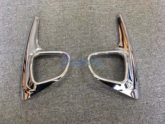 Car Styling Bumper Reflector Front Fog Lamp Cover Foglight Overlay Trim Panel Frame 2017 2018 For Toyota Yaris Vitz Accessories
