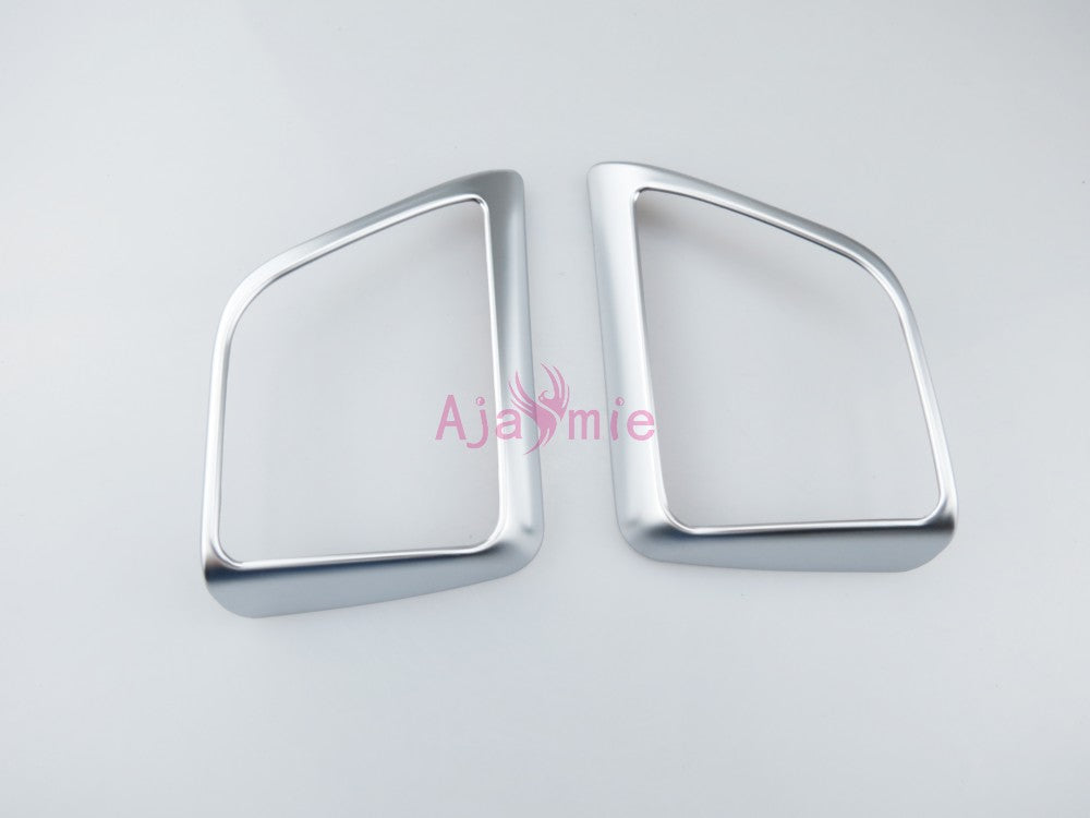 Chrome Car Styling Interior Door Speaker Cover Audio Overlay Panel 2016-2019 For Toyota Alphard VELLFIRE 30 Accessories