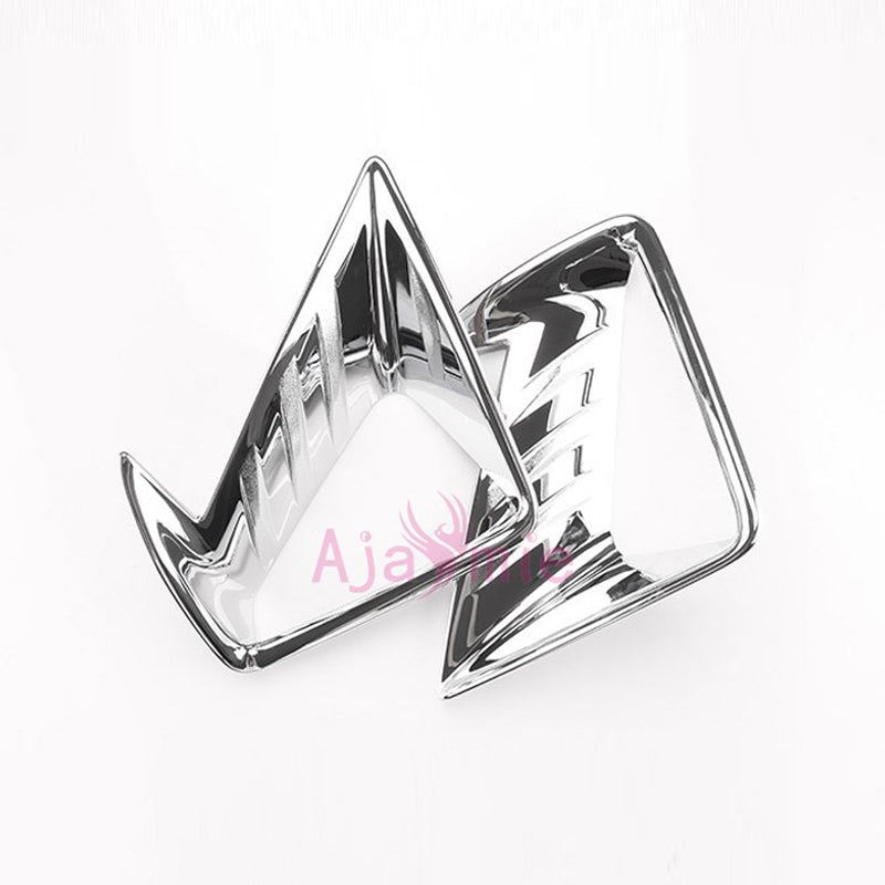 Chrome Car Styling Front Fog Lamp Cover Light Trim Foglight Overlay Panel Frame Kit For Toyota RAV4 2016 2017 Accessories