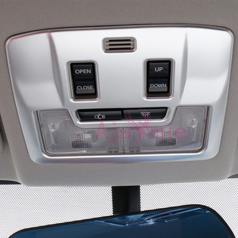 Chrome Car Styling Interior Reading Lamp Cover Overlay Light Trim Panel Garnish Frame 2016 2017 2018 For Toyota RAV4 Accessories