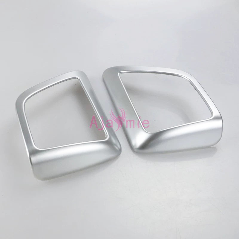 Chrome Car Styling Interior Door Speaker Cover Audio Overlay Panel 2016-2019 For Toyota Alphard VELLFIRE 30 Accessories