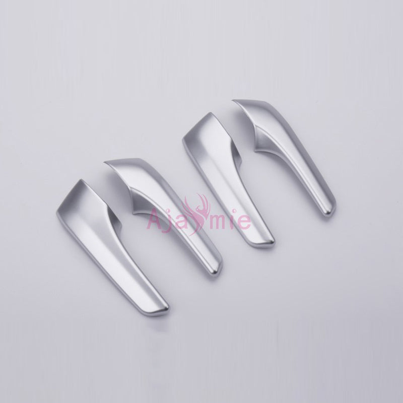 Chrome Car Styling Interior Door Handle Cover Bowl Insert Trim Overlay Panel 2014 2015 2016 2017 For Toyota RAV4 Accessories
