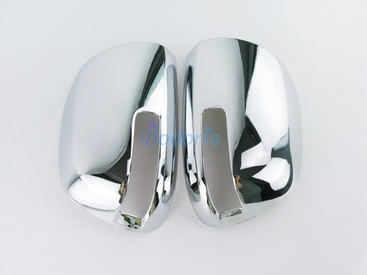 Chrome Car Styling Door Mirror cover Overlay Rear Veiw Panel Trim Frame With Hole 2005-2014 For toyota hilux vigo Accessories