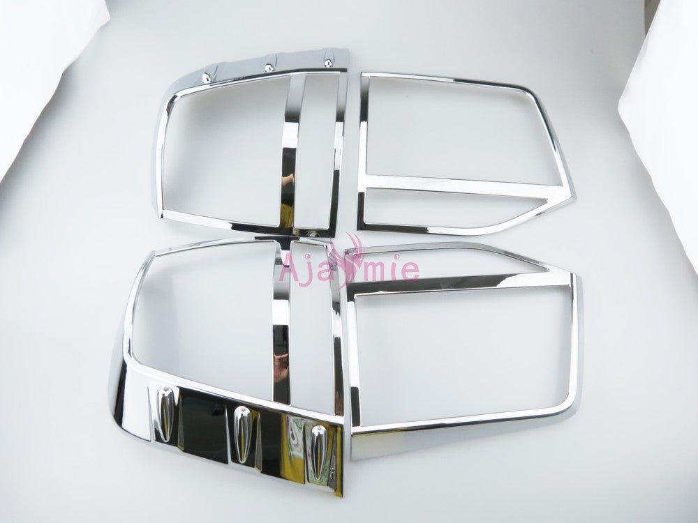 Chrome Car-Styling Taillight Cover Lamp Trim Light Overlay Panel 2016 2017 2018 For Toyota LC Land Cruiser 200 Accessories