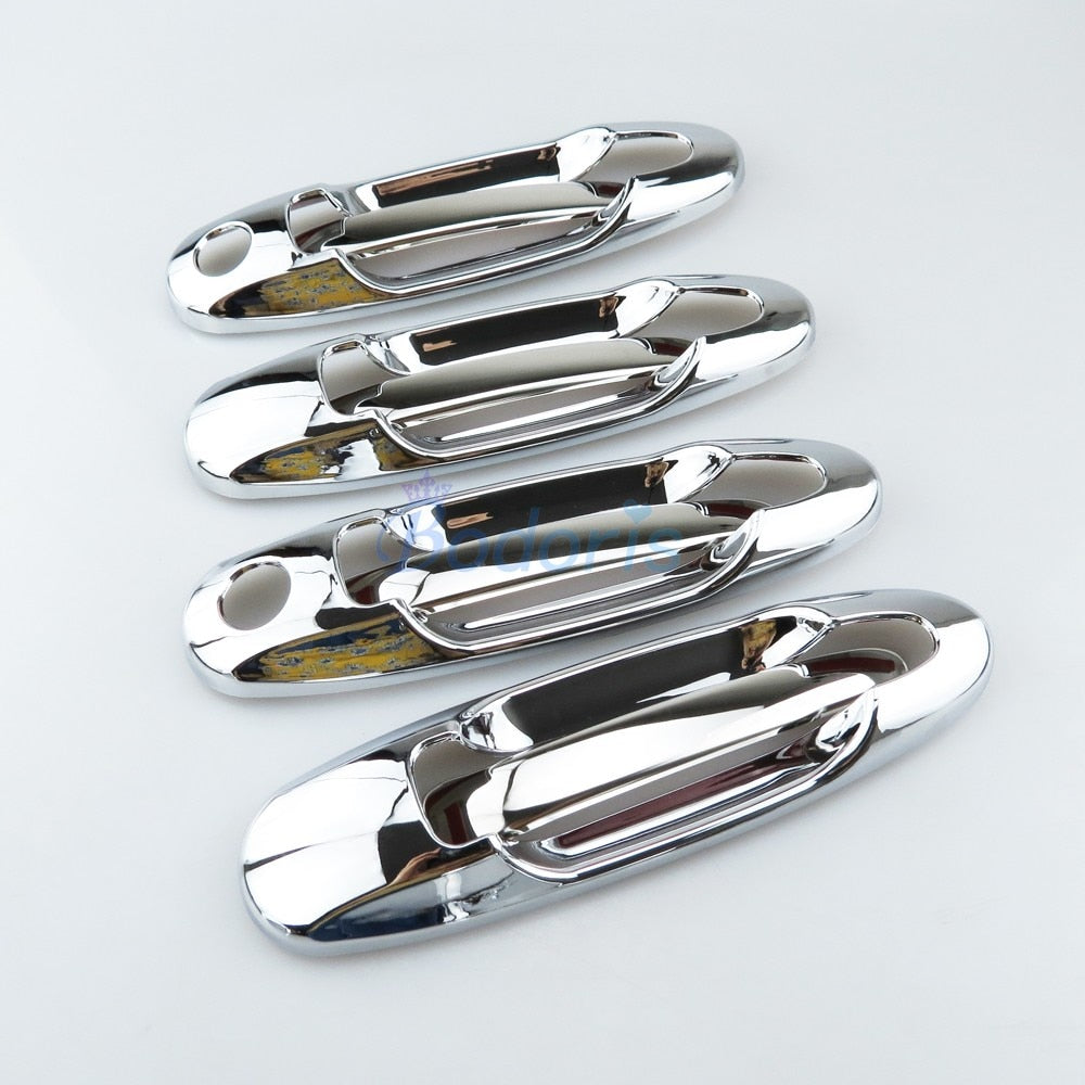 For Toyota Land Cruiser 100 Lexus LX470 1998-2007 Side Lamp Handle Cover Side Lamp Fuel Tank Cap Chrome Accessories