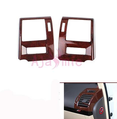 For Toyota Land Cruiser 150 Prado LC150 FJ150 2010-2017 2018 Wooden Holder Trim Glass Switch Cover Car Styling Accessories