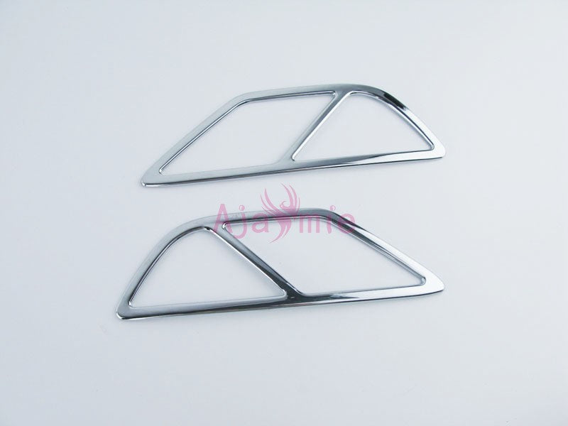 Chrome Car Styling Front Rear Fog Lamp Cover Light Trim Foglight Overlay Panel Frame Kit 2016 2017 For Toyota RAV4 Accessories