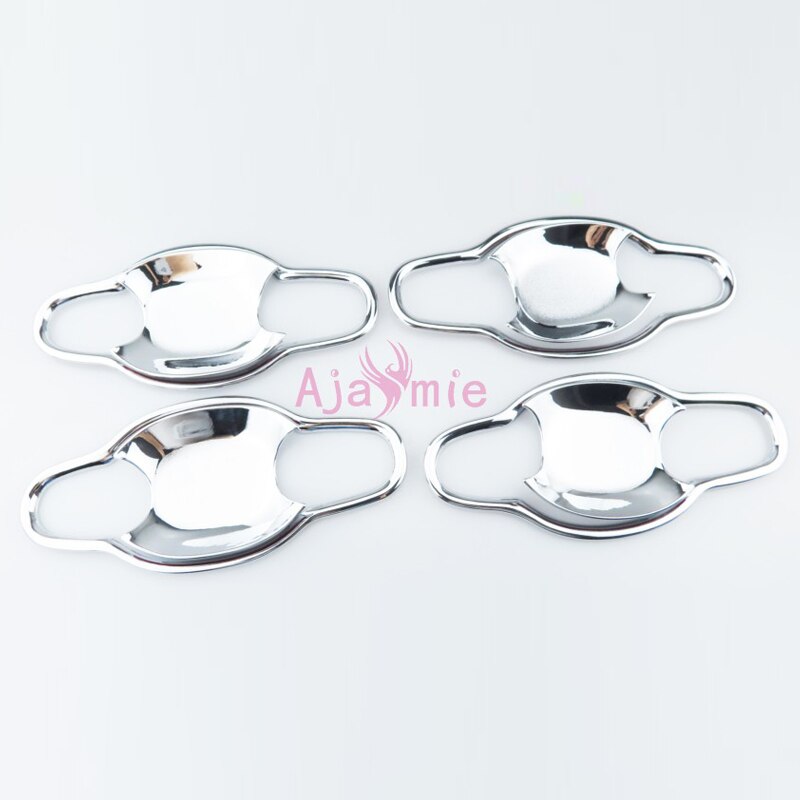 Chrome Car Styling Door Handle Bowl Insert Trim Cover Overlay Panel 2016-2019 For Toyota Alphard VELLFIRE 30 Accessories