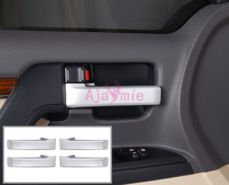 2010-2018 Interior Door Holder trims Handle Cover Widow Glass Switch Chrome Car Styling For Toyota Land Cruiser 200 Accessories