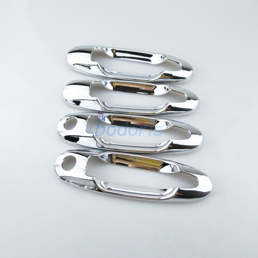 For Toyota Land Cruiser 100 Lexus LX470 1998-2007 Side Lamp Handle Cover Side Lamp Fuel Tank Cap Chrome Accessories
