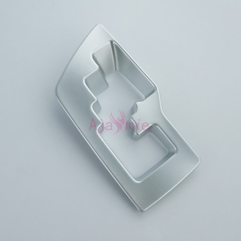 Chrome Car Styling Interior Gear Box Knob Cover Front Hand Shift Overlay Panel Frame 2016 2017 2018 For Toyota RAV4 Accessories