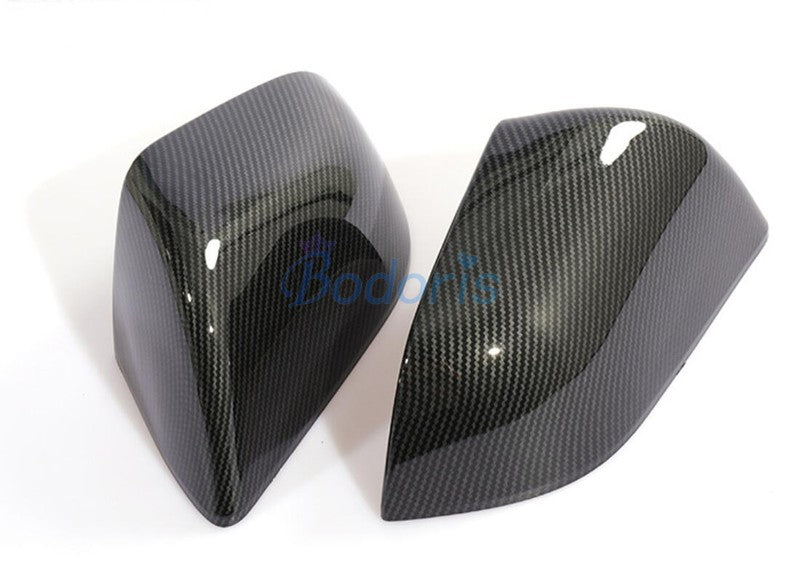 For Tesla Model 3 2017 2018 2019 Carbon Fiber Color Side Wing Mirror Cover Rear View Overlay Frame Car Styling Accessories