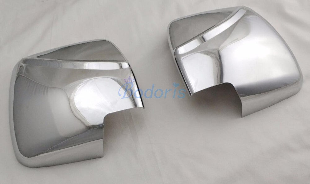 For Toyota Hiace 2005-2018 Side Wing Side Mirror Cover Rear View Overlay With LED Lamp Chrome Car Styling Accessories