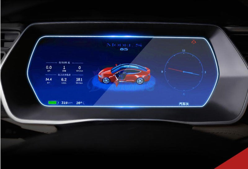 For Tesla Model X S 2016 2017 2018 Car Navigation Computer Touch Screen Tempered Glass Protector Touchscreen Protect Film
