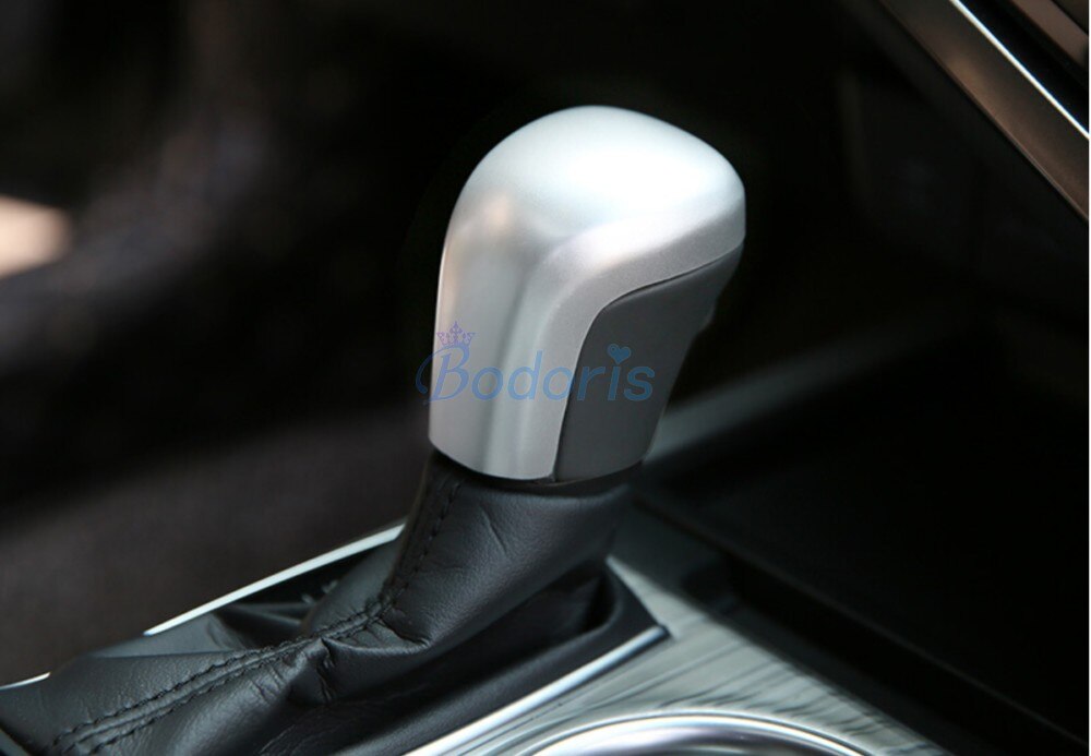 For Toyota Yaris 2020 2021 Carbon Fiber Red Silver Color Gear Knob Hand Shift Head Cover Moulding Trim Car Styling Accessories