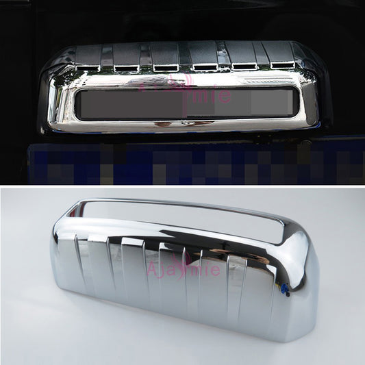 License Plate Frame Overlay Panel 2003-2009 Car Styling For Toyota Land Cruiser 120 Prado FJ120 Accessories