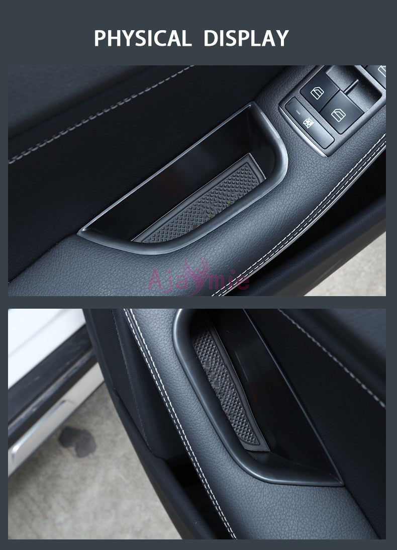 Accessories For Mercedes Benz A CLA GLA Class W176 X156 C117 X117 2013-17 Car Organizer Door Armrest Storage Box Container Tray