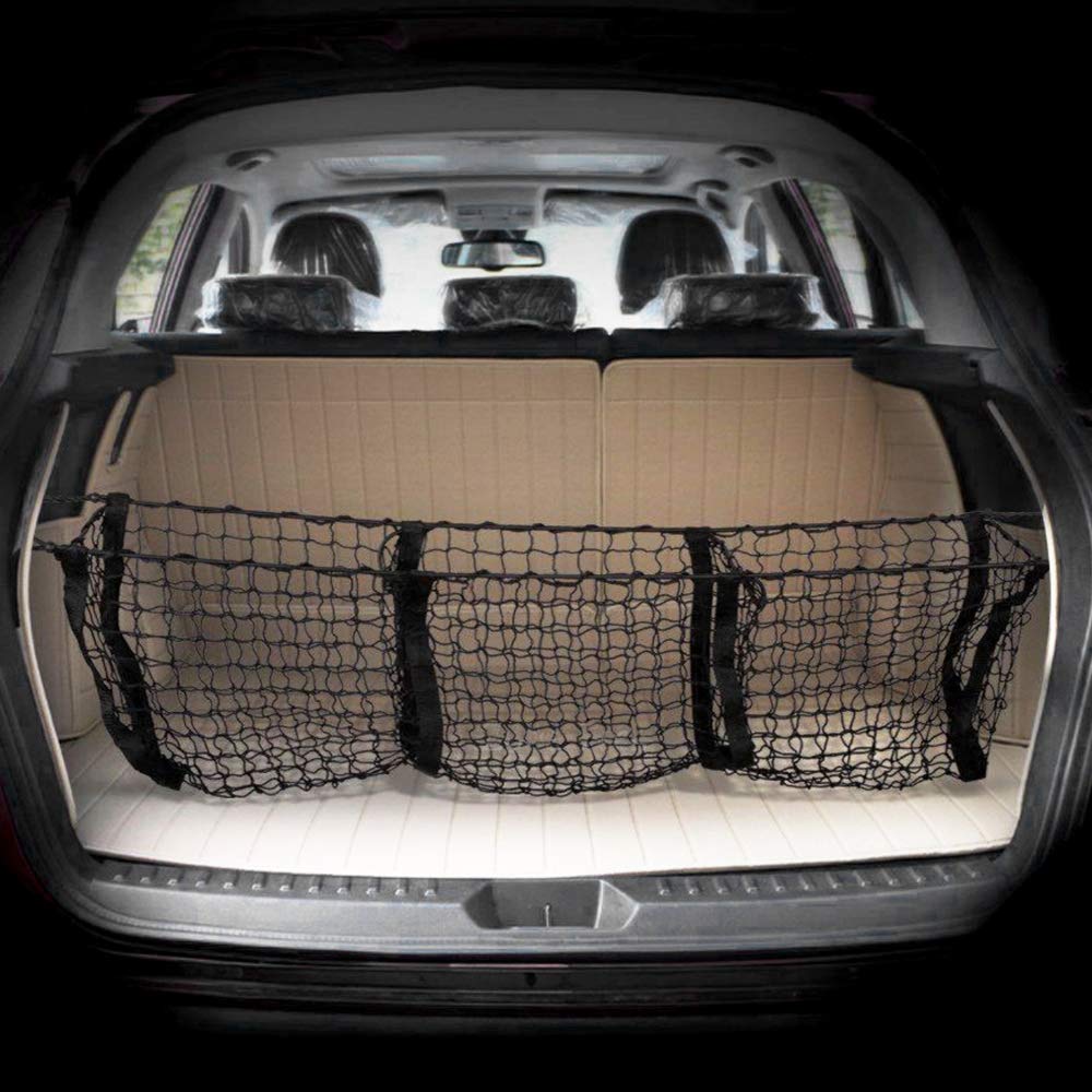 For Toyota Land Cruiser 120 FJ Prado FJ120 FJ150 FJ100 Car Trunk Organizer Storage Bag Luggage Nets Auto Interior Accessories