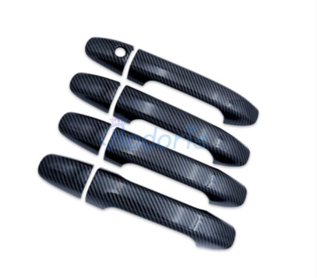 For Mercedes Benz Vito V Class V260 W447 2014-2019 Carbon Fiber Door Handle Cover and Bowl Insert Trim Car Styling Accessories