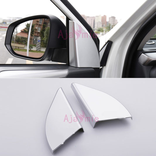 Chrome Car Styling Interior Front Window Triangle Cover Overaly Panel Trim Frame Kit 2016 2017 2018 For Toyota RAV4 Accessories