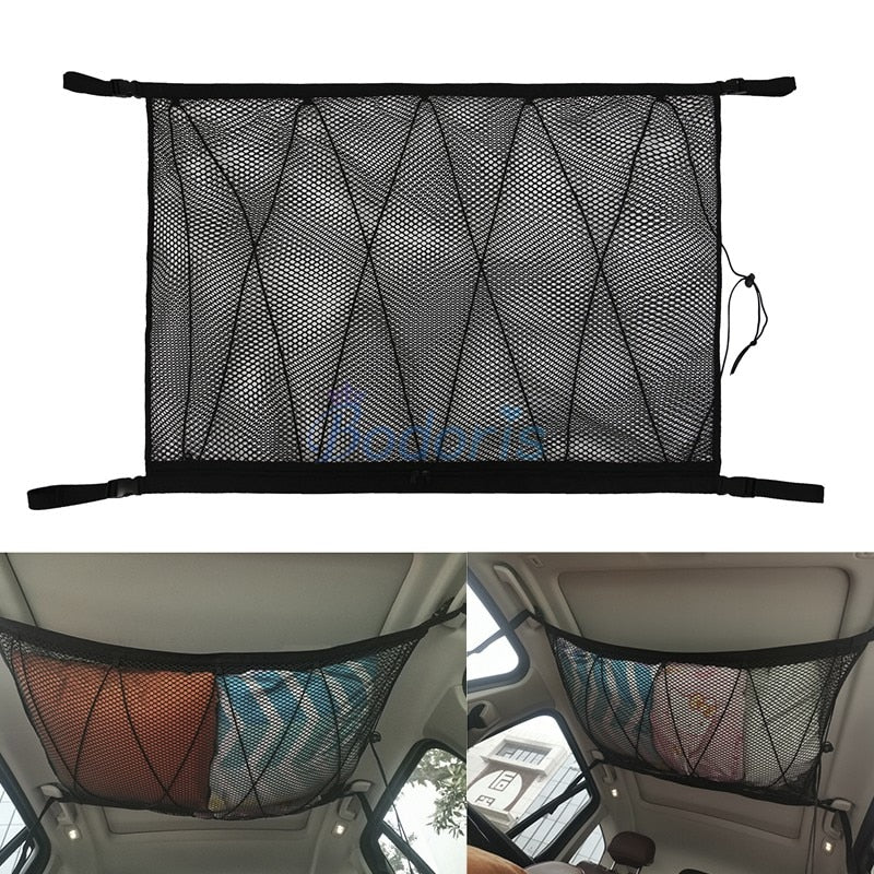 Interior Ceiling Storage Net Bag Roof Cargo Nets Pocket Car Organizer For Mercedes Benz Vito W447 V Class V260 V250 Accessories