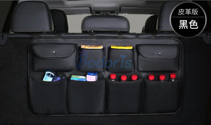 For Toyota Land Cruiser 200 LC200 2008-2019 Interior Seat Back Storage Bag Car Trunk Stowing Tidying Car Organizer Accessories