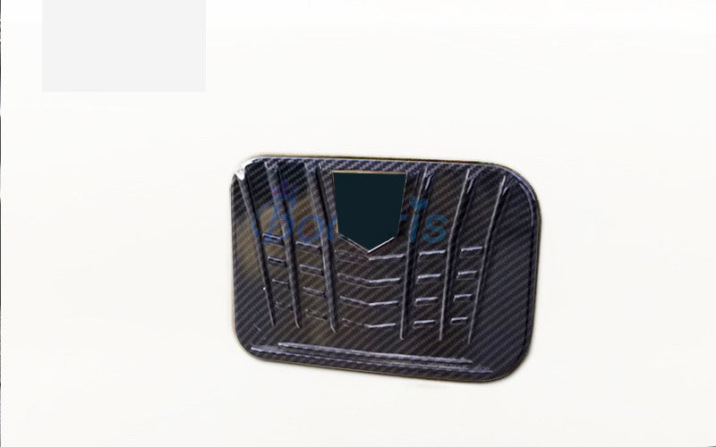 For Toyota Alphard 30 2016 2017 2018 2019 Carbon Fiber Look Fuel Tank Cover Oil Gas Box Cap Auto Garnish Moulding Car Accessory