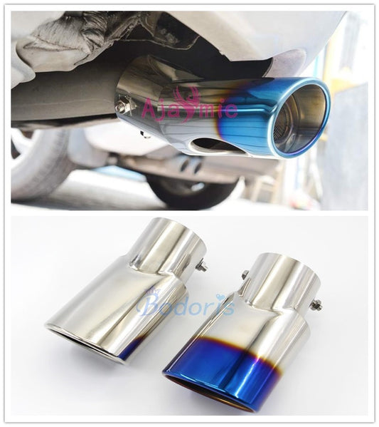 For Toyota Vellfire Alphard 30 2011-2018 Stainless Steel Rear Tail Exhaust Muffler Tip End Pipe Silencer Car Styling Accessories