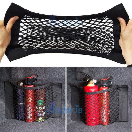 For Toyota Corolla Yaris Vios XP90 2008 2009 2010 2011 2012 Rear Truck Storage Bag Nets Hook Loop Net Car Organizer Accessories