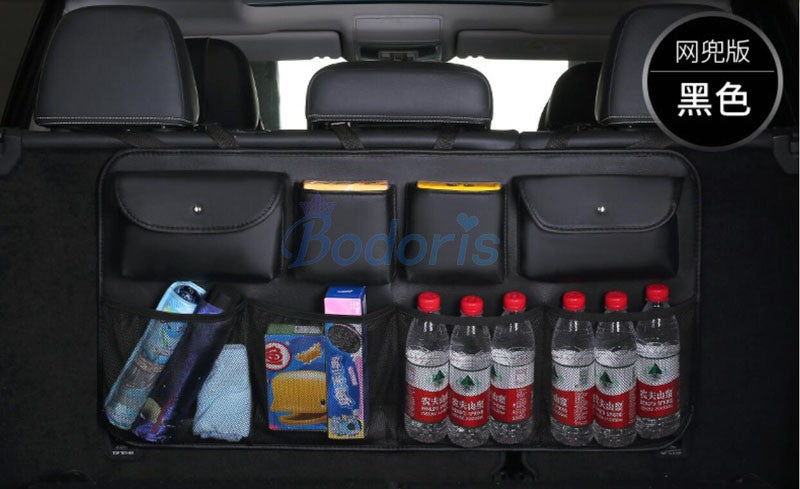 For Toyota Land Cruiser 100 FJ100 J100 LX470 Interior Seat Back Storage Bag Car Trunk Stowing Tidying Car Organizer Accessories