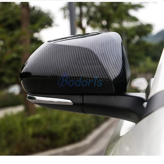 For Toyota C-HR CHR C HR 2016 2017 2018 Carbon Fiber Color Door Mirror Cover Rear View Overlay Chrome Car Styling Accessories