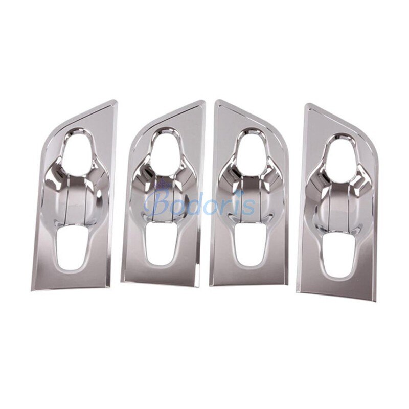 For Toyota Alphard VELLFIRE 30 2016-2019 Door Handle Bowl Insert Trim Cover Garnish Moulding Ring Chrome Auto Car Accessories