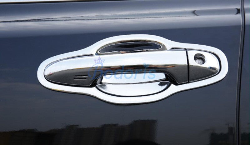 For Toyota Highlander Kluger 2015 2016 2017 2018 Door Handle Cover Bowl Insert Trim With Smart hole Car Styling Accessories