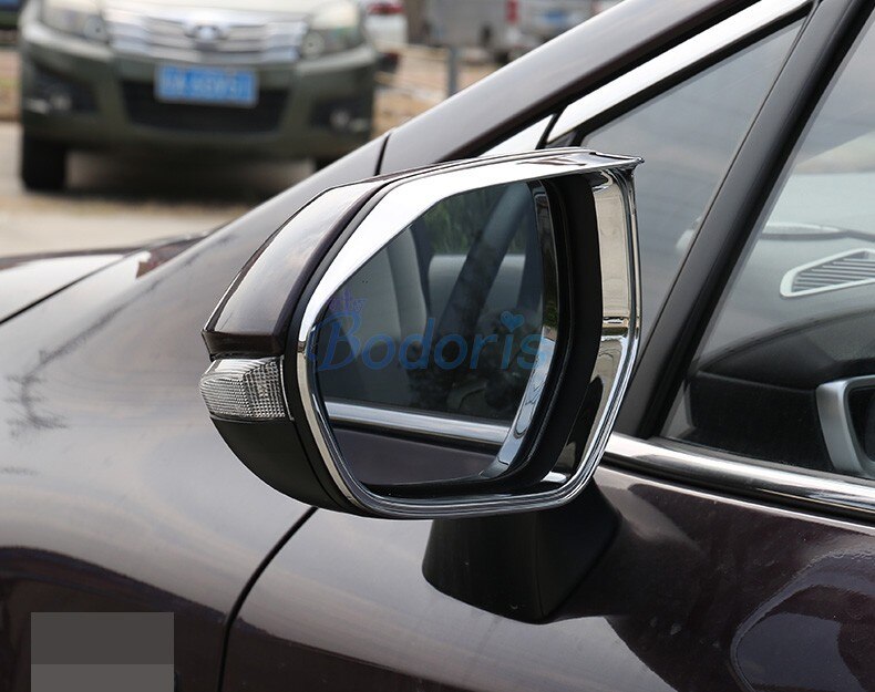 For Toyota Corolla 2019 Rear View Rain Eyebrow Trim Weatherstrip Auto Mirror Rain Shade Guard Car-styling Accessories